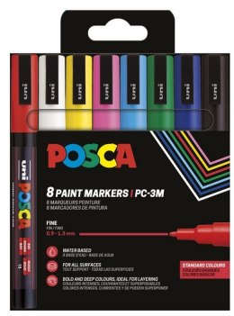 POSCA Marker UNI PC-3M 8er Set Basic
