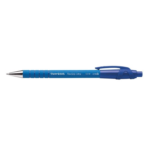 Papermate FlexGrip Ultra RT Niebieski Przyciskany długopis Średni 12 szt.