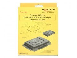 Adapter Delock USB - SATA + IDE 40 pin + IDE 44 pin F-F