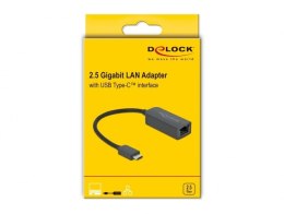 DeLOCK Adapter USB Type-C męski do 2,5 Gigabit LAN kompaktowy