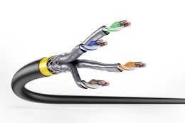 Digitus DK-1743-A-VH-05-OD kabel sieciowy Czarny 50 m Cat7a S/FTP (S-STP)