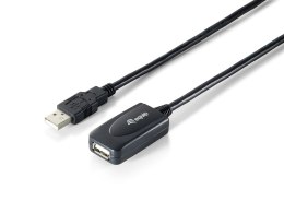 Equip 133311 kabel USB USB 2.0 15 m USB A Czarny