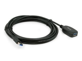 Equip 133346 kabel USB USB 3.2 Gen 1 (3.1 Gen 1) 5 m USB A 5 Gbit/s Czarny