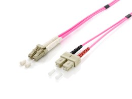 Equip 255536 kabel InfiniBand / światłowodowy 10 m 2x LC 2x SC Różowy