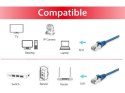 Equip 606210 kabel sieciowy Niebieski 20 m Cat6a S/FTP (S-STP) Okrągły