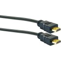 Schwaiger HDM150 013 kabel HDMI 15 m HDMI Typu A (Standard) Czarny, Złoto