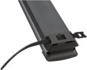 Brennenstuhl 1951580101 Regleta, 230 V, Negro y Gris Claro, 49 cm rozgałęziacz 5 m 8 x gniazdo sieciowe Wewnętrzna Czarny, Jasno