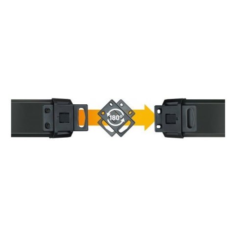 Brennenstuhl 1951580101 Regleta, 230 V, Negro y Gris Claro, 49 cm rozgałęziacz 5 m 8 x gniazdo sieciowe Wewnętrzna Czarny, Jasno