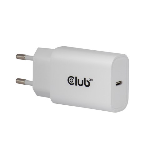 CLUB3D CAC-3020 ładowarka do urządzeń przenośnych Smartfon, Uniwersalne Biały Prąd przemienny Szybkie ładowanie Wewnętrzna