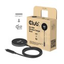 CLUB3D CAC-3027 ładowarka do urządzeń przenośnych Smartfon, Uniwersalne Czarny DC Bezprzewodowe ładowanie Szybkie ładowanie Wewn
