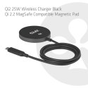 CLUB3D CAC-3027 ładowarka do urządzeń przenośnych Smartfon, Uniwersalne Czarny DC Bezprzewodowe ładowanie Szybkie ładowanie Wewn