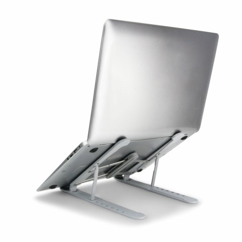 DICOTA D31889 stojak na laptop Podstawka na notebooka Czarny, Srebrny