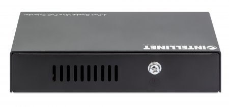 Intellinet 561617 przedłużacz sieciowy Nadajnik sieciowy Czarny 10, 100, 1000 Mbit/s