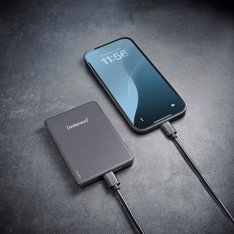 Intenso MW5000 Litowo-polimerowy (LiPo) 5000 mAh Bezprzewodowe ładowanie Szary