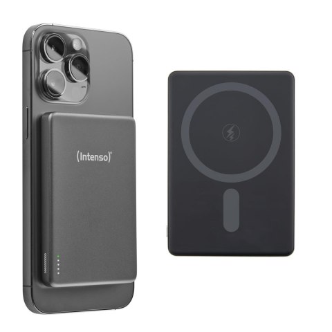 Intenso MW5000 Litowo-polimerowy (LiPo) 5000 mAh Bezprzewodowe ładowanie Szary