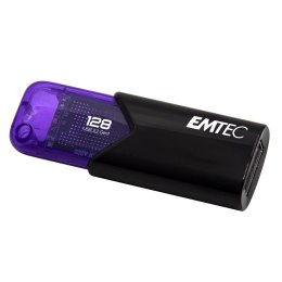 Emtec Click Easy pamięć USB 128 GB USB Typu-A 3.2 Gen 1 (3.1 Gen 1) Czarny, Fioletowy