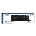 Inca IWS-549U klawiatura Dołączona myszka Biuro RF Bezprzewodowy + USB Czarny