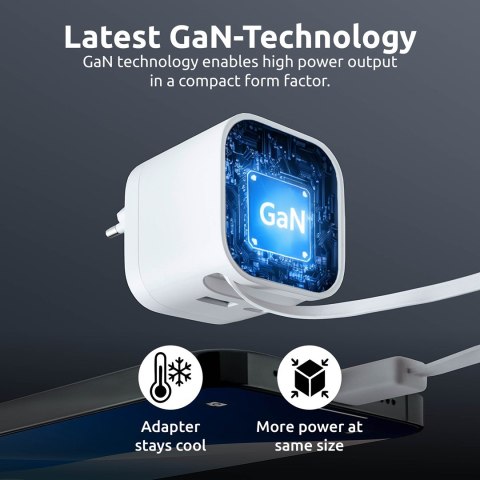 Intenso 7806520 adapter zasilający/ inwentor Wewnętrzna 65 W Czarny