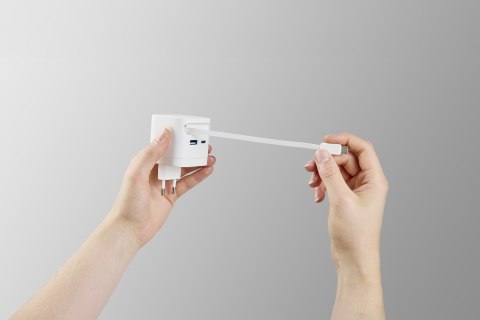 Intenso 7806520 adapter zasilający/ inwentor Wewnętrzna 65 W Czarny