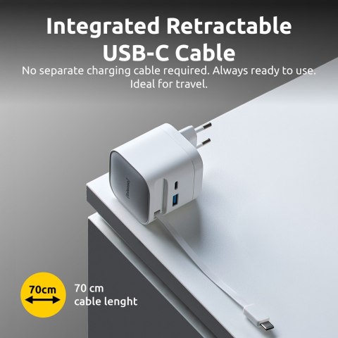 Intenso 7806520 adapter zasilający/ inwentor Wewnętrzna 65 W Czarny