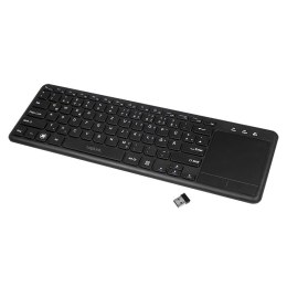 LogiLink ID0188 klawiatura Dom RF Wireless QWERTZ Czarny