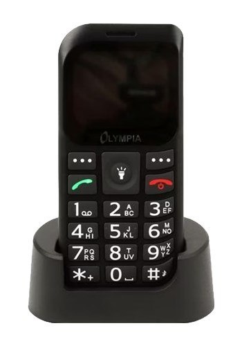 Olympia Mobiltelefon BELLA+ GroĂźtasten schwarz