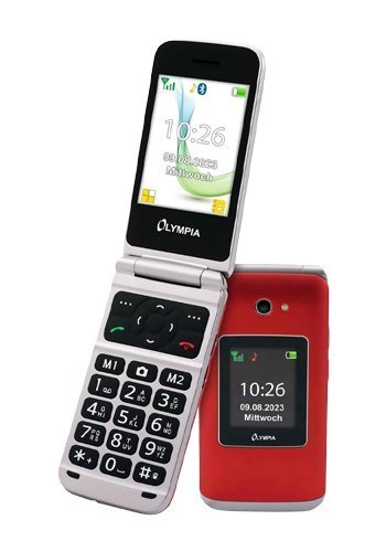 Olympia VITUS 4G 7,11 cm (2.8") 147 g Czerwony Aparat w telefonie
