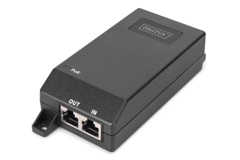 Digitus Gigabit Ethernet PoE+ injector, 802.3at, 30 W