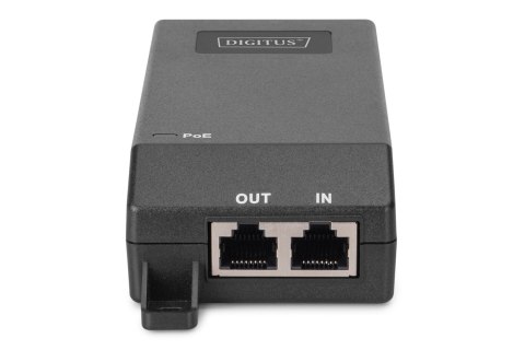 Digitus Gigabit Ethernet PoE+ injector, 802.3at, 30 W