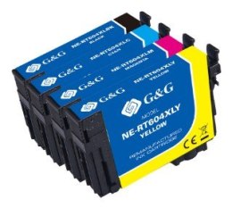 G&G NP-R2-0604XLBKCMY-R nabój z tuszem 1 szt. Zamiennik Czarny, Cyjan, Purpurowy, Żółty