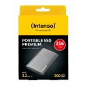 Dysk zewnętrzny INTENSO Premium Edition 3823440 (256 GB; 1.8"; USB 3.0; kolor antracyt)
