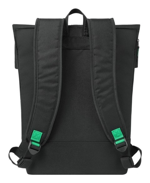 Rivacase Gremio plecak City backpack Czarny Poliester, Przetworzony politereftalan etylenu (rPET)