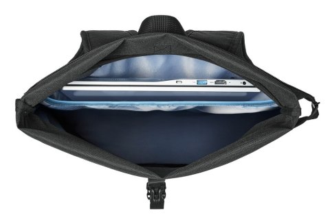 Rivacase Gremio plecak City backpack Czarny Poliester, Przetworzony politereftalan etylenu (rPET)