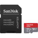 SANDISK ULTRA microSDXC 64GB 140MB/s + SD ADAPTER