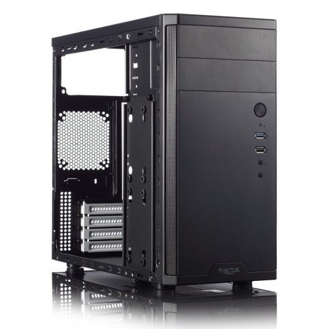 Fractal Design | CORE 1100 | Black | Micro ATX | Zasilacz w zestawie Nie | ATX PSU, do 185 mm, jeśli zamontowany jest napęd opty
