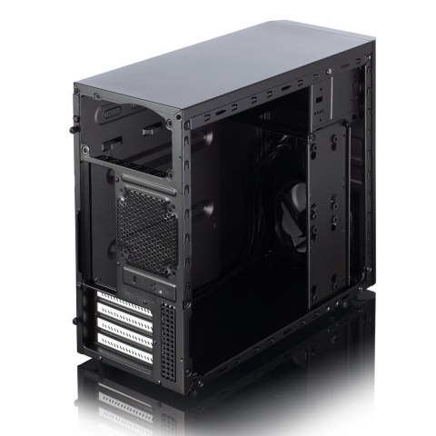 Fractal Design | CORE 1100 | Black | Micro ATX | Zasilacz w zestawie Nie | ATX PSU, do 185 mm, jeśli zamontowany jest napęd opty