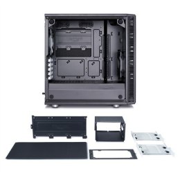 Fractal Design | Define Mini C TG | FD-CA-DEF-MINI-C-BK-TG | Okno boczne | Lewy panel boczny - Szkło hartowane | Czarny | Micro 