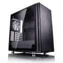 Fractal Design | Define Mini C TG | FD-CA-DEF-MINI-C-BK-TG | Okno boczne | Lewy panel boczny - Szkło hartowane | Czarny | Micro 