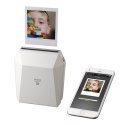 Fujifilm Instax SHARE SP-3 printer + Instax Square glossy (10pl) 3-color exposure with OLED, Mobile Printer, Wi-Fi, White