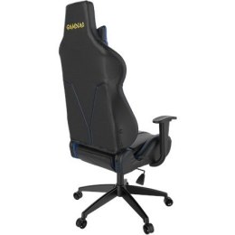 Gamdias Gaming chair Achilles E2-L, Black/Blue. Adjustable backrest and handlebars. Gamdias