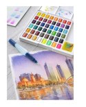 Faber-Castell 169748 farba wodna Wielo Paleta 48 szt.