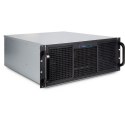 Inter-Tech 4U 40248 - Szafa serwerowa - Szary - ATX - micro ATX - Mini-ATX - Mini-ITX - SSI CEB - Stal - Alarm - Dysk twardy - S