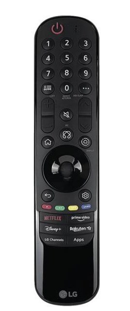 LG MR26GB pilot TV Naciśnij przyciski