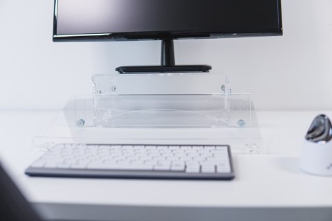 BakkerElkhuizen FlexDoc deska z klipsem na dokumenty Akrylowy, Plastik, Stal Przezroczysty