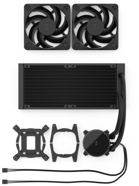 Chłodzenie wodne Fractal Design | Radius 240 | Czarny | Intel, AMD