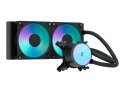 Chłodzenie wodne Fractal Design | Radius 240 RGB | Czarny | Intel, AMD