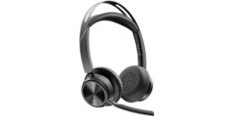 Zestaw słuchawkowy POLY Voyager Focus 2 USB-C-C z przejściówką USB-C/A i podst. ładującą
