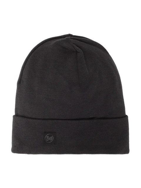 Czapka wełniana Buff Merino Heavyweight, solid black