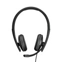 EPOS ADAPT 165T USB-C II Zestaw słuchawkowy Przewodowa Opaska na głowę Biuro/centrum telefoniczne USB Type-C Czarny