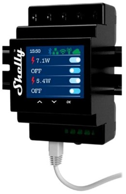 Czterokanałowy sterownik z pomiarem energii Wi-Fi Shelly Pro 4PM